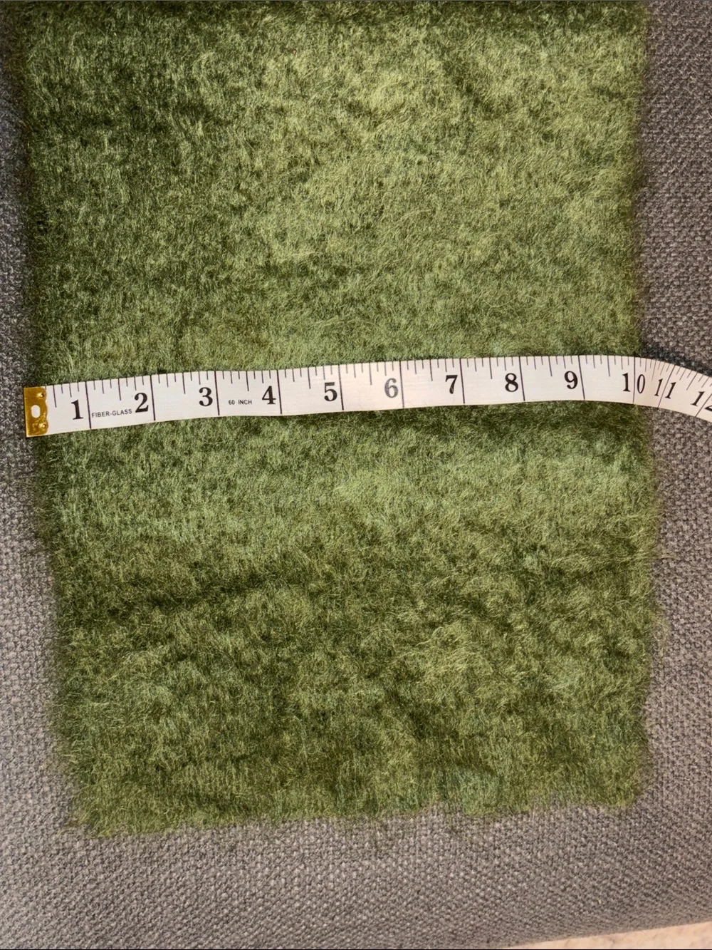 Vintage Blackcock mohair/wool jade color scarf